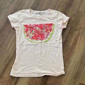 Crewcuts Watermelon Sequin Tee - Light Pink